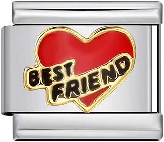 سوار بدلاية ايطالية، افضل صديق، صديق، سوار، تعليقة، للنساء، الرجال، الفتيات، مجوهرات، اكسسوارات