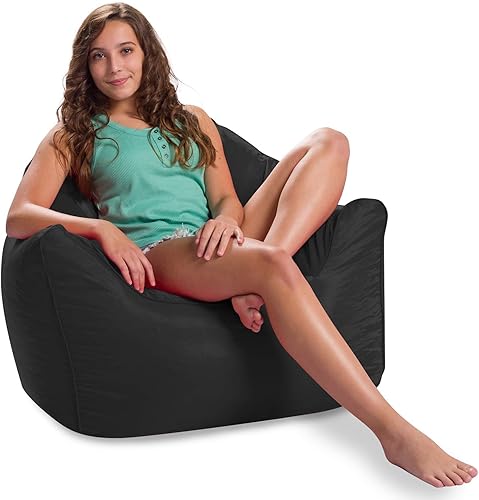 Miniatura 393 de Posh Creations Puf estructurado cómodo para jugar, leer y ver la televisión, Malibu Lounge, tela de lona para colorear, criaturas Criaturas de tela