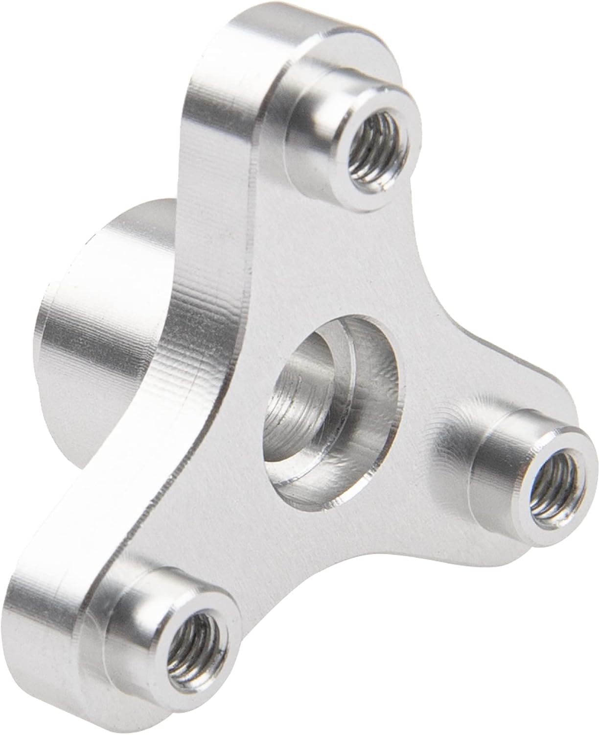 Aluminum Alloy Slipper Clutch Eliminator Compatible with Traxxas Stampede Slash Bandit Rustler VXL XL5 2WD 1/10 RC Car (Silver)