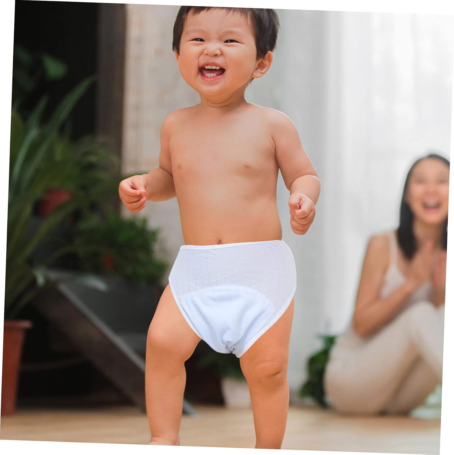 BESTonZON Boy Girl Training Underpants Washable Pants for Boys Girls Leakproof and Breathable