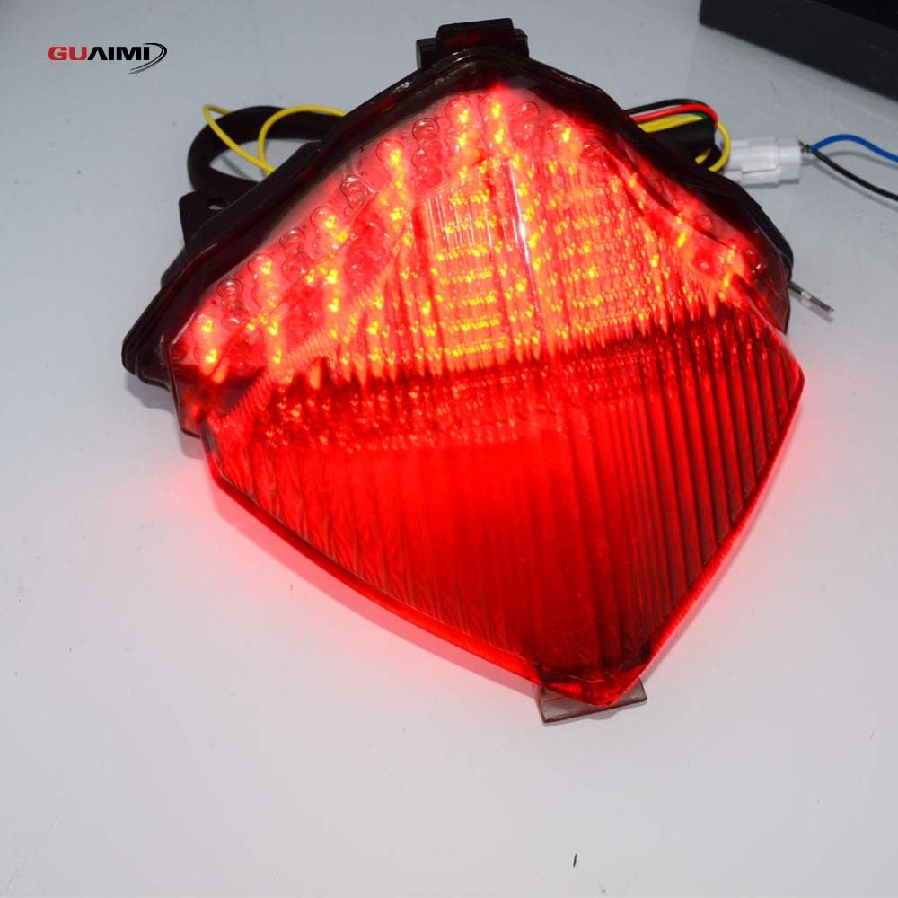 Rear Tail Light Brake Turn Signals Integrated LED Light for YZF-R1 2004-2006-Smoke