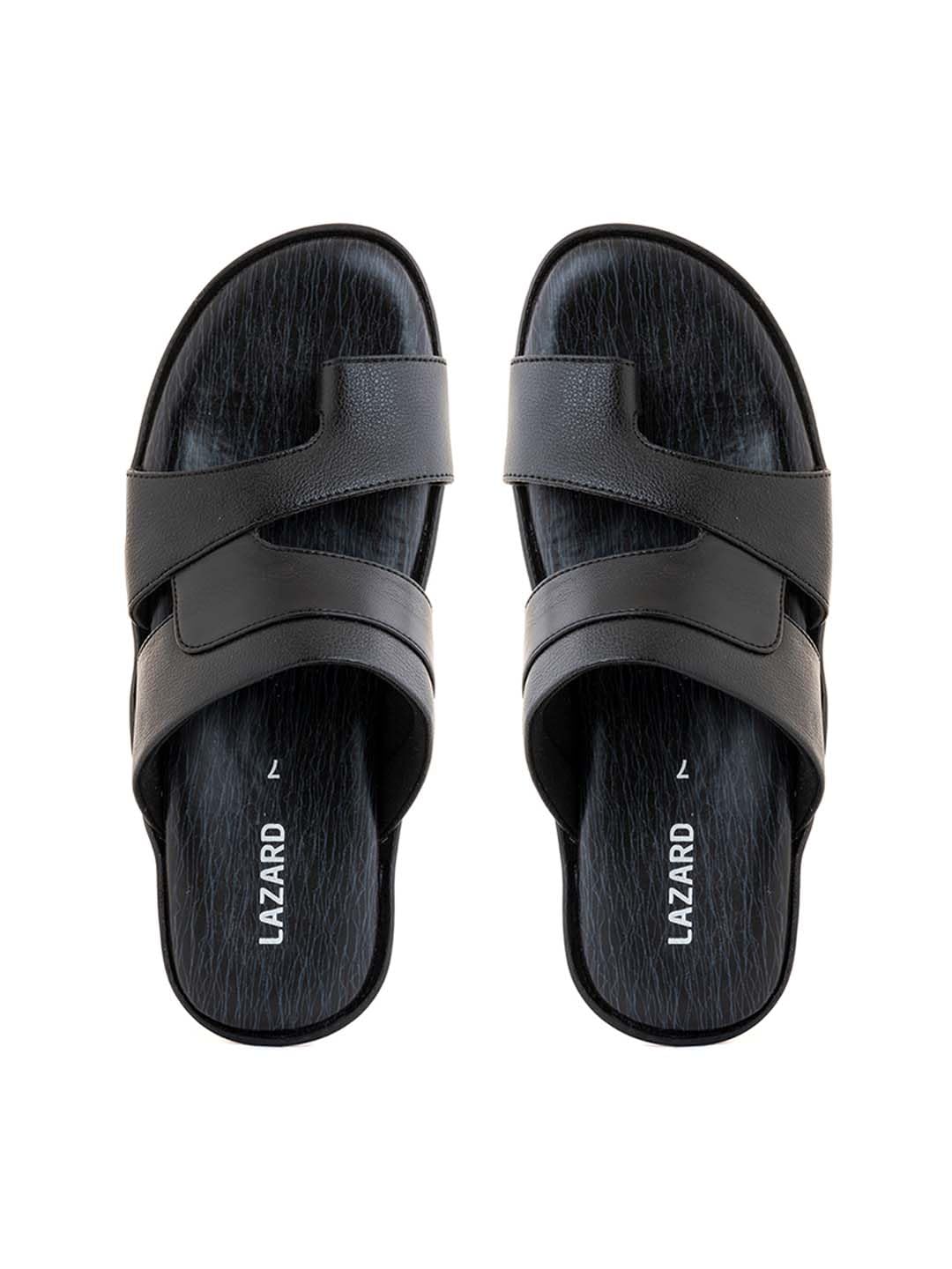 Khadims Lazard Black Casual Slip On Sandal for Men (5241036) (B0CX5DWZ83) Amazon Price History, Amazon Price Tracker