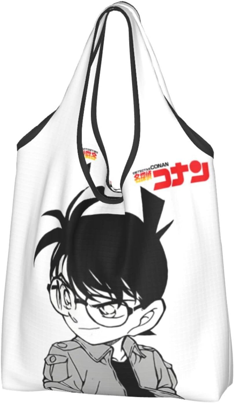 [Tioebnd] コナン 軽量片肩掛けコンビニエンスバッグ 大容量 折りたたみ ショルダーバッグ メンズ レディース 通勤通学