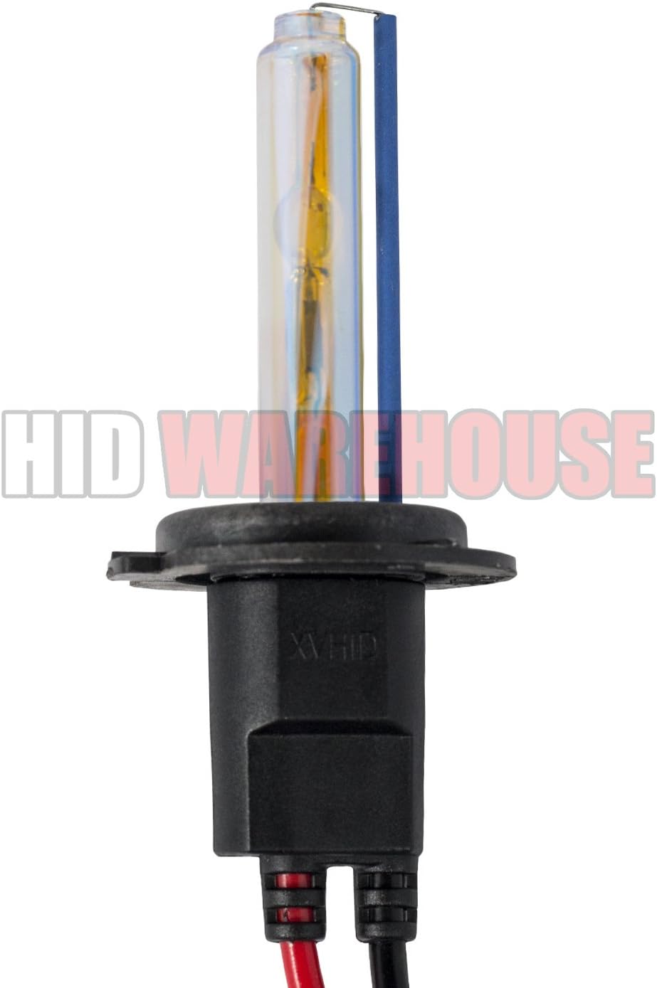 HIDWarehouse H7 3K 55W AC Xenon Bundle - Xenon Headlight Bulb with Slim AC Ballast - 3000K Golden Yellow - Xenon Bulbs - 1 Pair