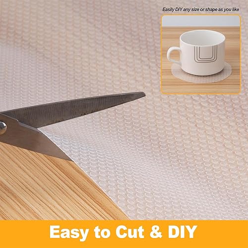 Miniatura 4 de Revestimiento de estante de cocina, revestimiento de gabinete no adhesivo, impermeable, antideslizante, material EVA grueso para estantes, armarios,