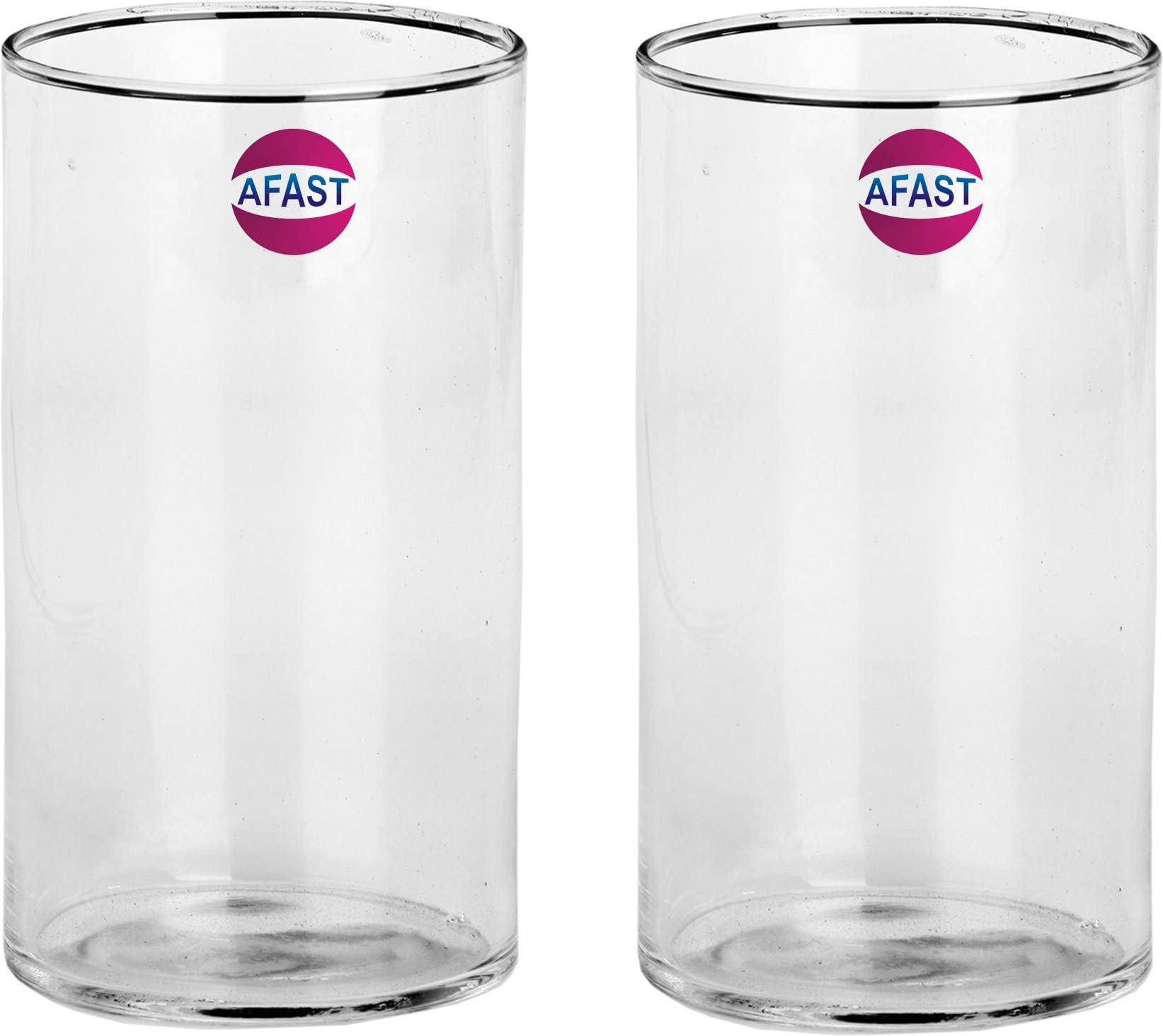 Afast Multi-Purpose Beer Glass Set For Home and Bar Use, Set of 2, Aa25, Clear, 330 Ml