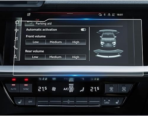 Para 2022  2025 A3 8Y Protector de pantalla Pantalla táctil de 10.1 pulgadas Pantalla táctil 9H Vidrio templado Infoentretenimiento Accesorios de