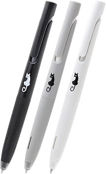 Amazon.co.jp: ゼブラ 油性ボールペン ブレン 0.5mm 猫 モノトーン軸 3