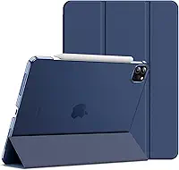 JETech Capa para iPad Pro 11 Polegadas, Modelo 2022/2021/2020/2018 (4ª/3ª/2ª/1ª Geração), Compatível com Pencil, Capa Despertar/Suspender Automático (Marinha Profunda)