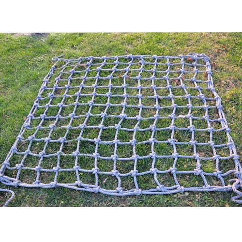 Rete di sicurezza per parchi giochi all'aperto, per bambini e adulti, rete da arrampicata per ringhiere e balconi, rete di sicurezza durevole (1 x 4 m), ideale per aree di gioco sicure