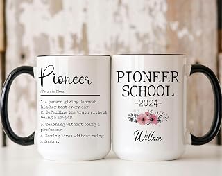 Pioneer School Gifts 2025, JW Definition Mug, Class of 2025 Cup for Friends or Relatives, Spiritual JW Keepsake