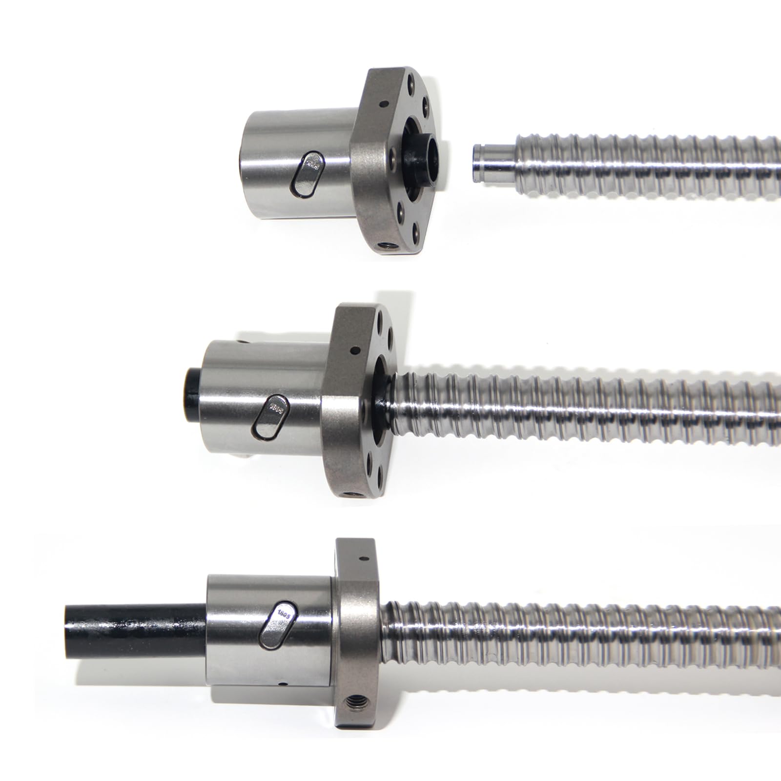 1 vis à bille SFU1605 - Diamètre : 16 mm - Diamètre : 5 mm - Écrou pour boîtier d'écrou 1605 - Pièce de machine à découper CNC