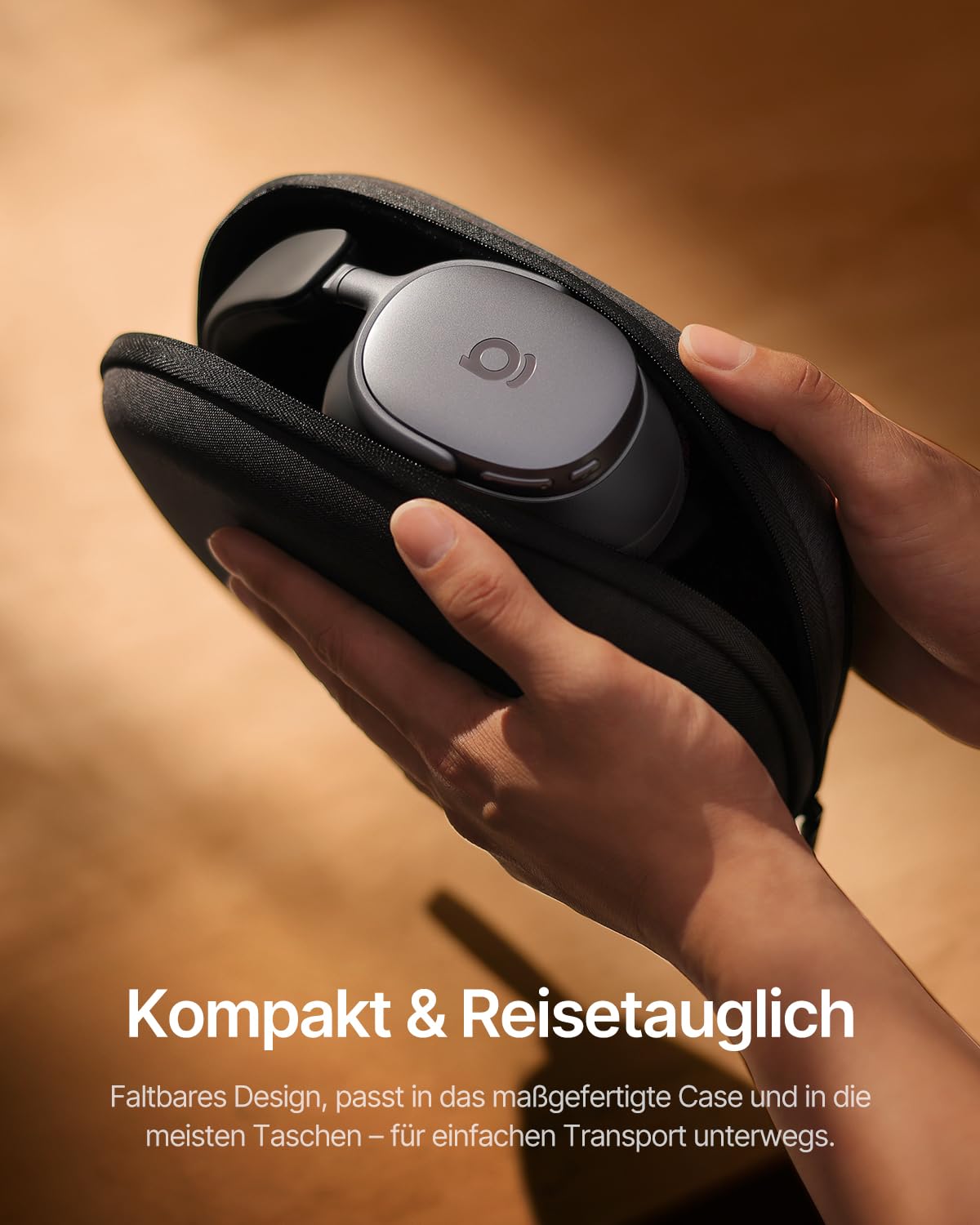 Baseus Inspire XH1 Over-Ear Kopfhörer mit Noise Cancelling -48 dB, Sound by Bose, Cloud-Komfort, Dolby Audio & Hi-Res für Unglaublich Dynamischen Sound, 100 Std. Spielzeit, Bluetooth 6.1, 5 Mikrofone