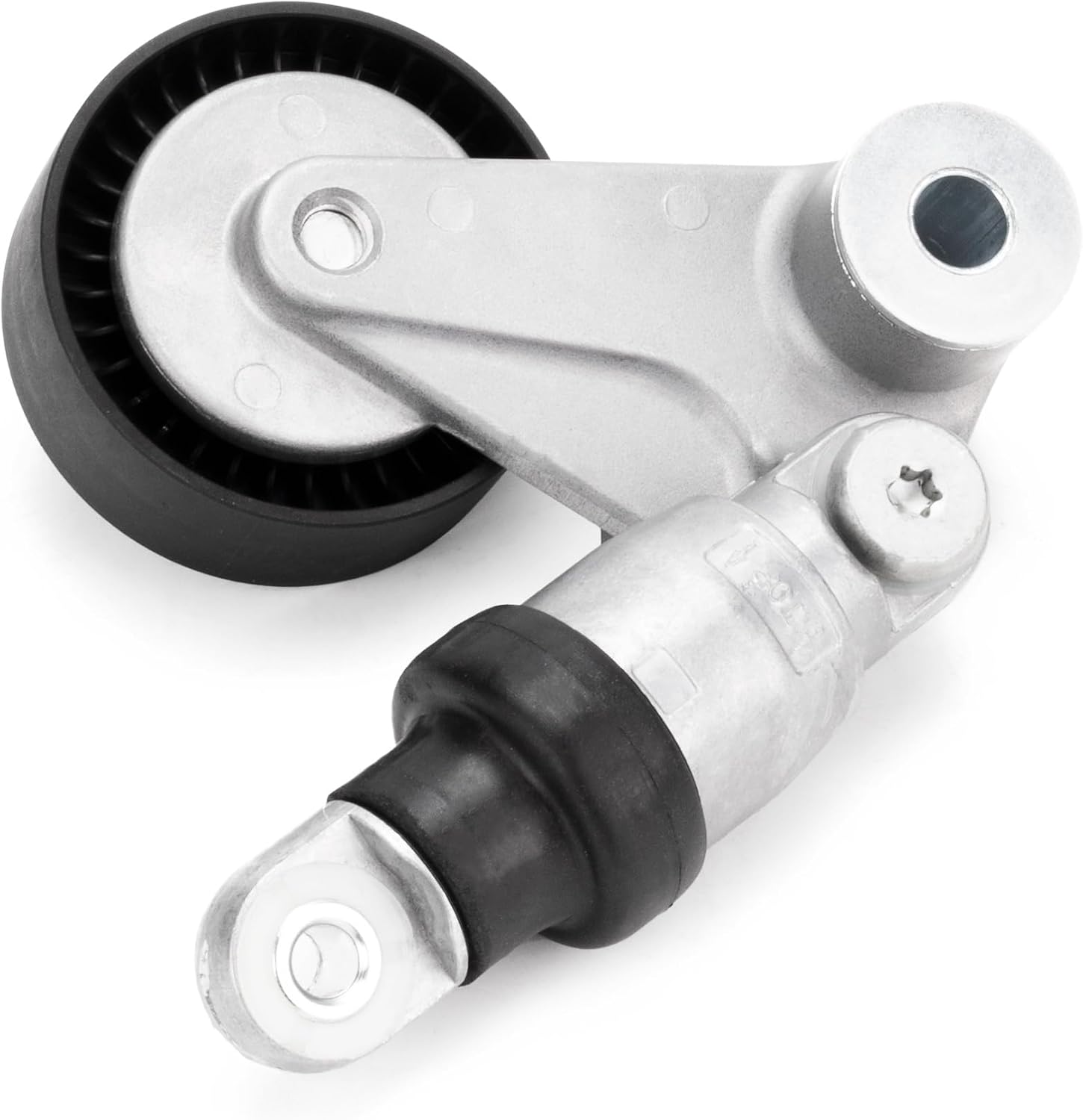 Belt Tensioner Assembly with Pulley Compatible with Hyundai Entourage Azera Santa Fe Veracruz & Kia Amanti Cadenza Sedona Sorento 2006-2018, Replace# 39104, 252813C100