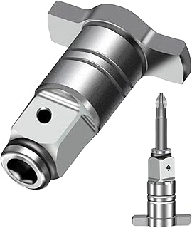 Dabb 2 Pcs Impact Wrenches | Square Shaft Dual Purpose | Conversion Head Wrench Stainless Steel Vanadium Alloy Brushless T Shape for Screwdriver Bit