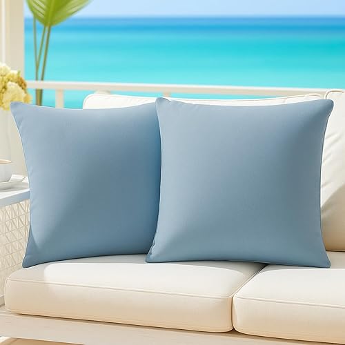 Miniatura 7 de QUORGVES Fundas de almohada decorativas de 16 x 16 pulgadas, paquete de 2 almohadas para sofá, sala de estar, cama, dormitorio, decoración suave,