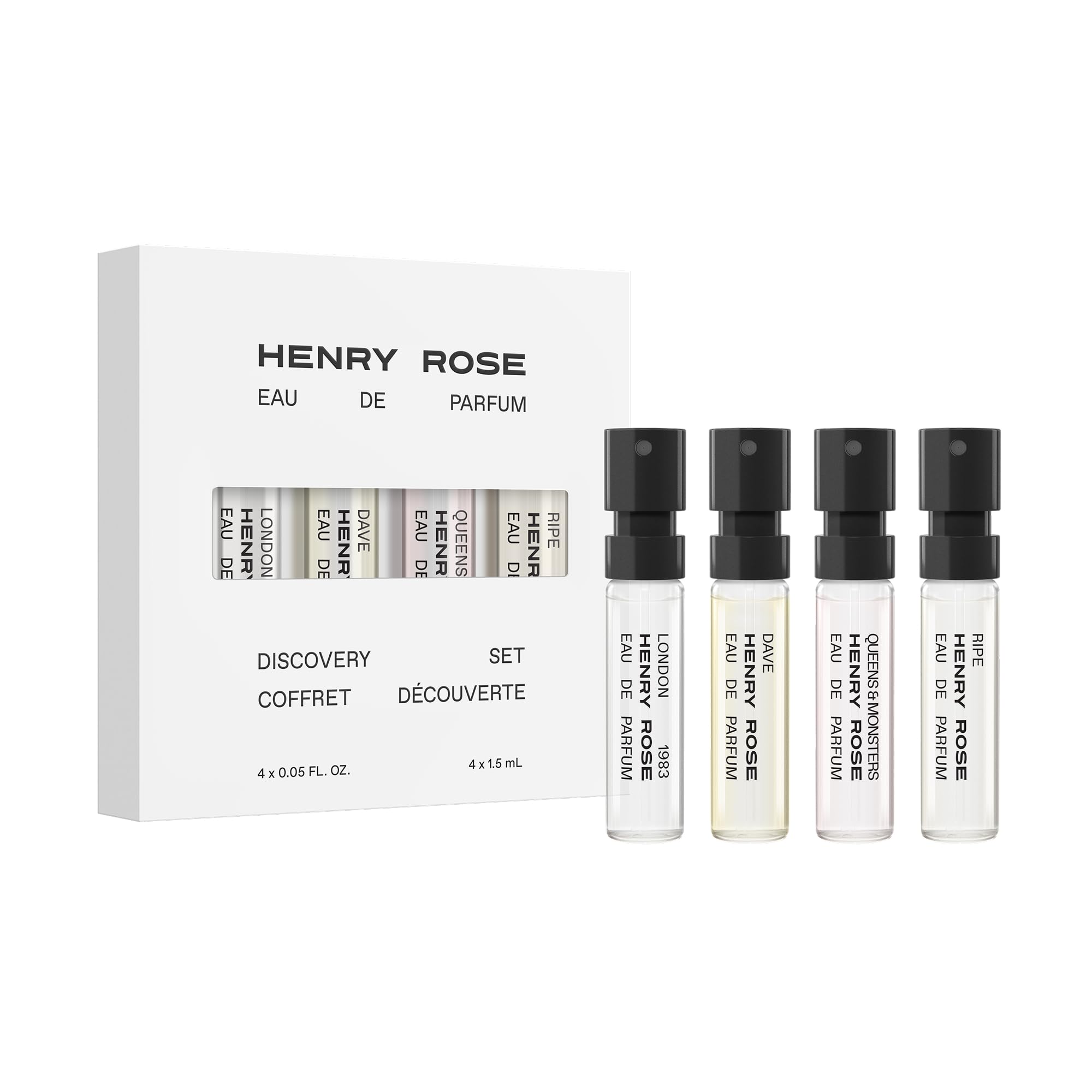 Henry Rose Fragrance Sampler Set - 4 Mini Perfumes -1