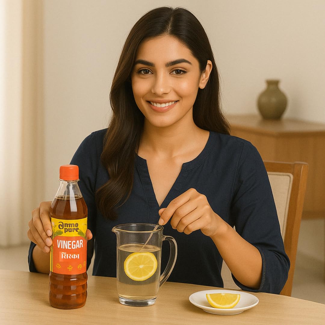Amno Pure Ayurvedic natural Cane Vinegar, Ganne ka Sirka - 600ML 4