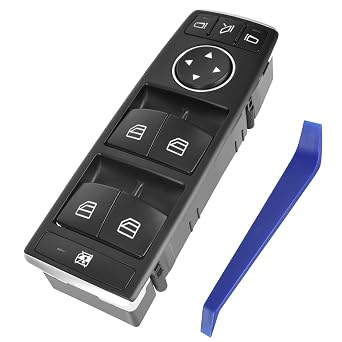 Front Driver Side Master Power Window Switch Compatible with 2008-2017 Mercedes Benz C230 C250 C300 C350 C63 AMG E350 E400 E550 E63 AMG GLK350 Replace# 2049055402