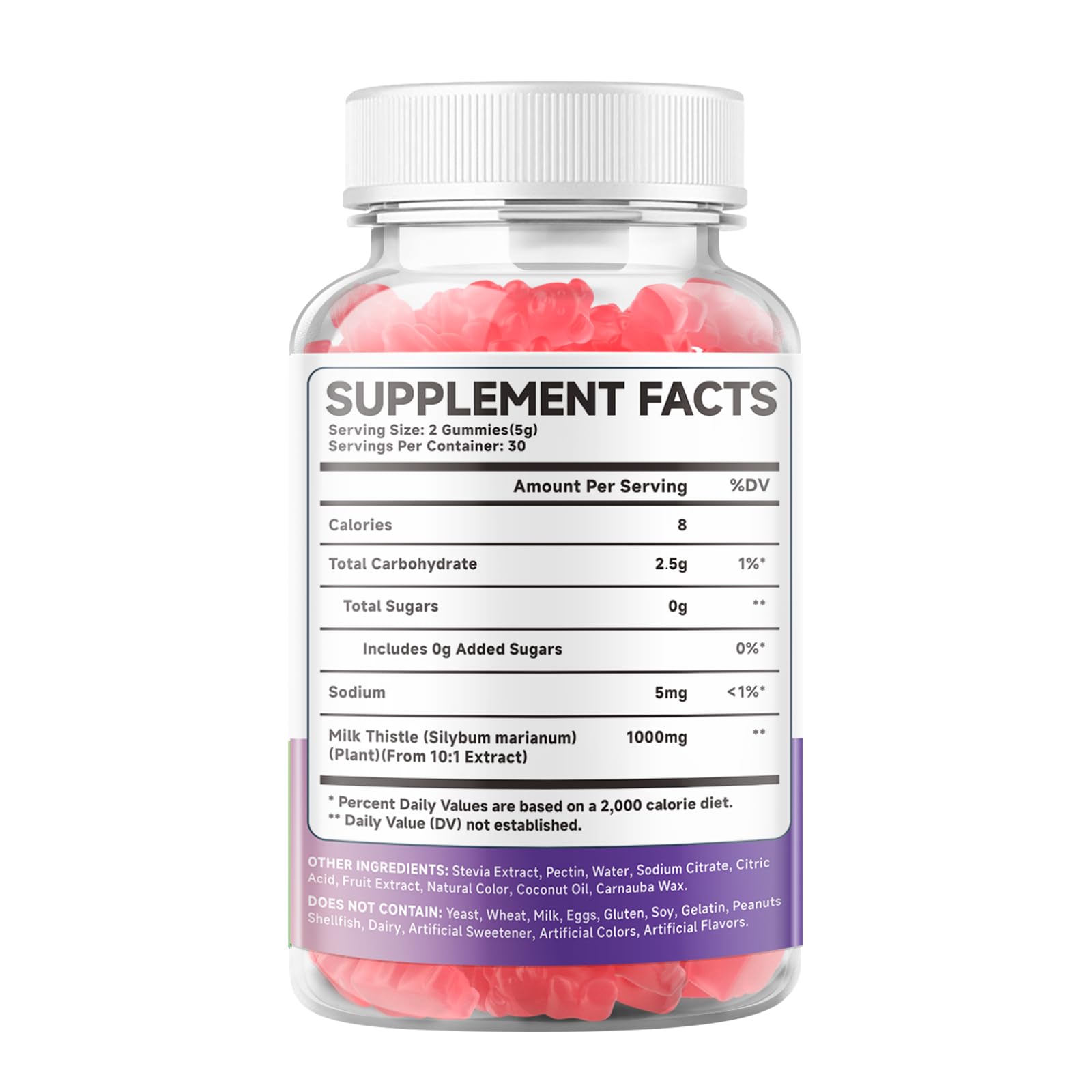 Milk Thistle Gummies - Milk Thistle Supplement for Antioxidant Support — Amazon image 8
