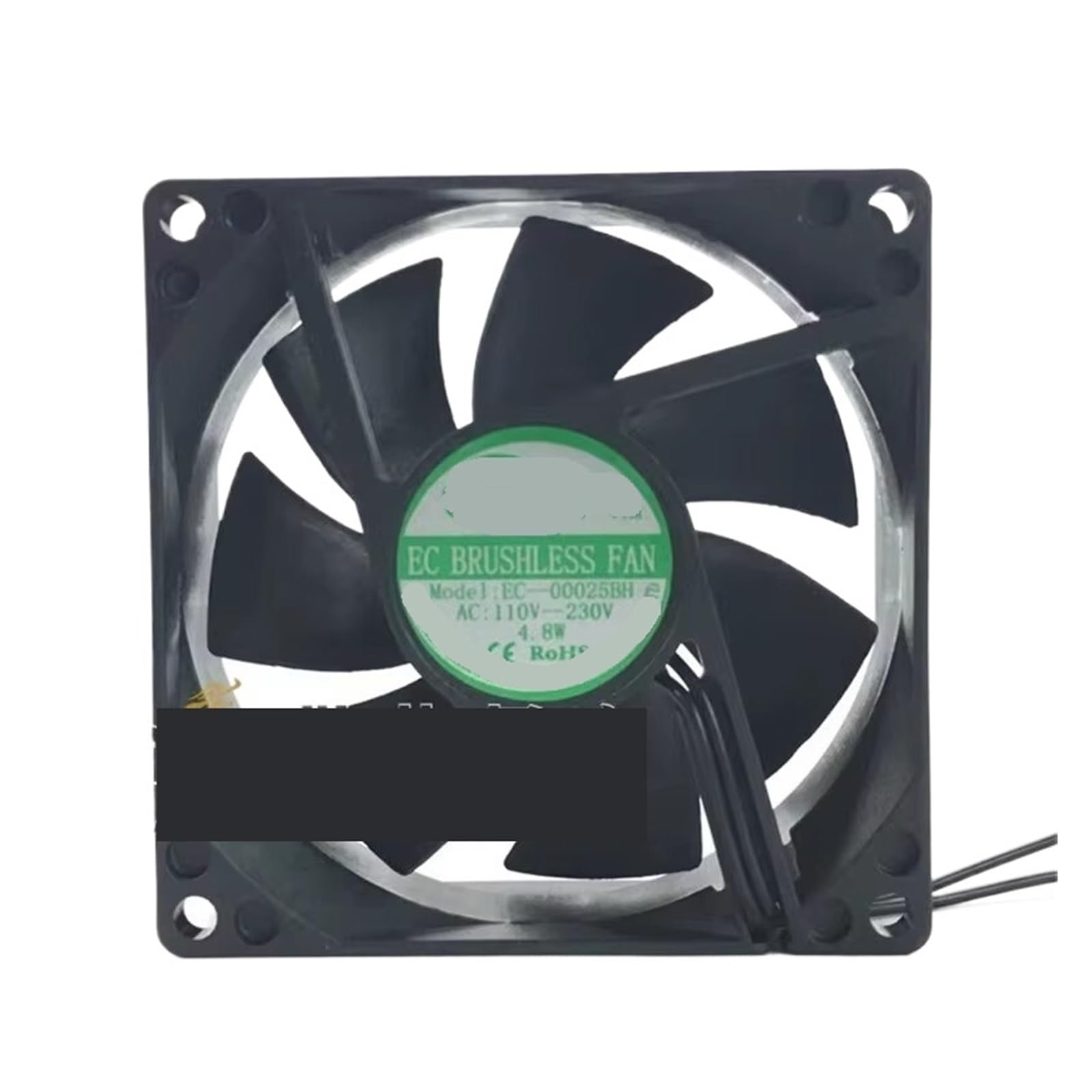 PEQYUACTE EC-00025BH 80 * 80 * 25MM 8CM AC110V-230V 4.8W Cooling Fan