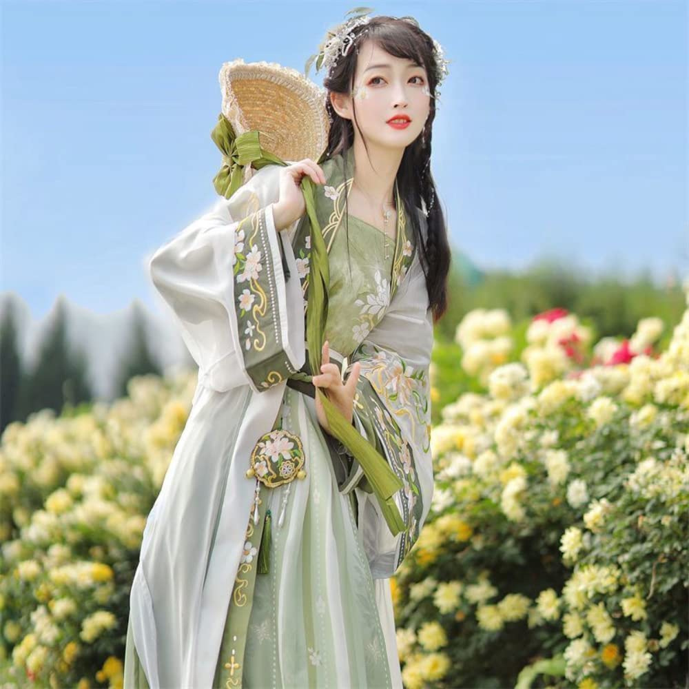 Chińska sukienka Hanfu, Hanfu kobiety starożytny chiński tradycyjny zestaw Hanfu damski kostium cosplay