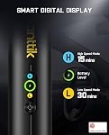 Fanttik Mince V10 APEX Aspirateur de voiture sans fil, 4-in-1 portatif Mini Vac portatif, 19kPa Puissance d'aspiration, affichage numérique intelligent amélioré, 2 Modes d'aspiration pour les petits emplois, voiture, bureau, clavier (noir)