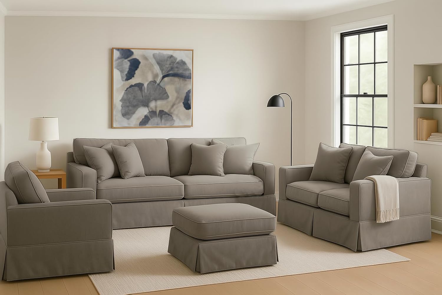 Sunset Trading SU-108500-391094 Americana Slipcovered Sofa
