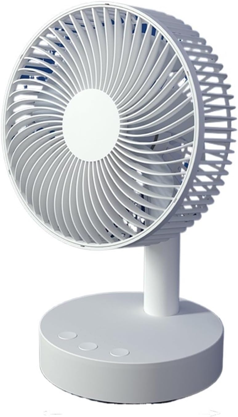 3600mAh USB Desk Fan 4 Speed Adjustable Desktop Table Fan with Strong Wind Quiet Operat USB Oscillating Fan