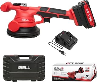 IBELL IBELL CT 20-60 20V, 15000 RPM Cordless Tile Vibrator with 2AH Battery and Charger +BMC BOX, Red, Black Price In India