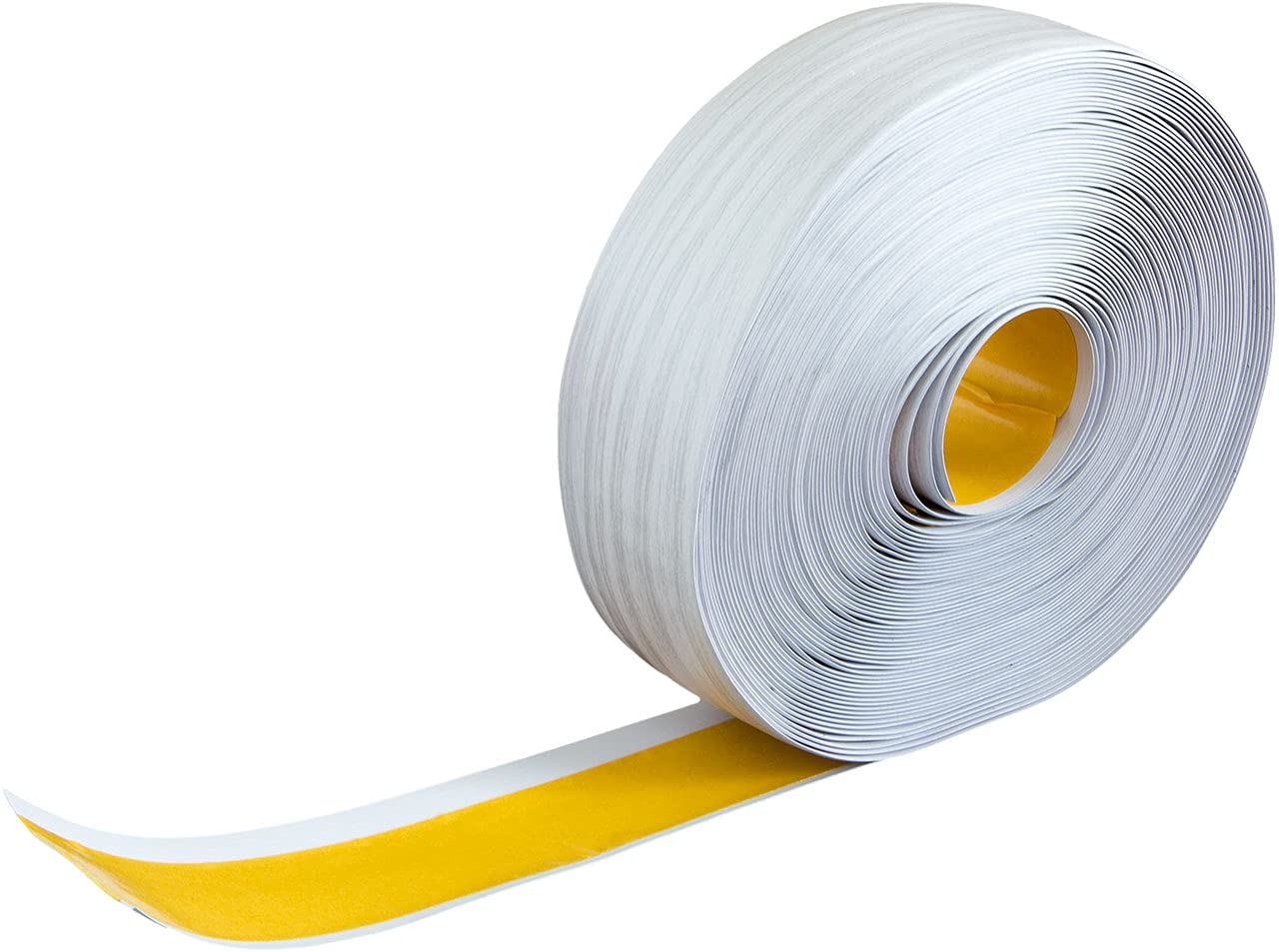 Sockelleiste LEMODO - 50 x 15 mm (Länge: 25 m, Farbe: Esche grau) - Fußleisten zuschneidbar – Weichsockelleiste selbstklebend aus PVC – Abschlussleiste Küchenarbeitsplatte, Bad, Arbeitsplatte etc.