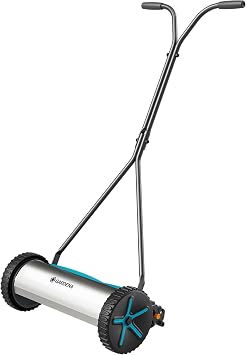 Gardena Manual Push Lawnmower Comfort 400 Cylinder Lawnmowers English Lawn, 40 cm Cutting Width, Cordless, Easy to Push, for lawns up to 250 m2 11760-20