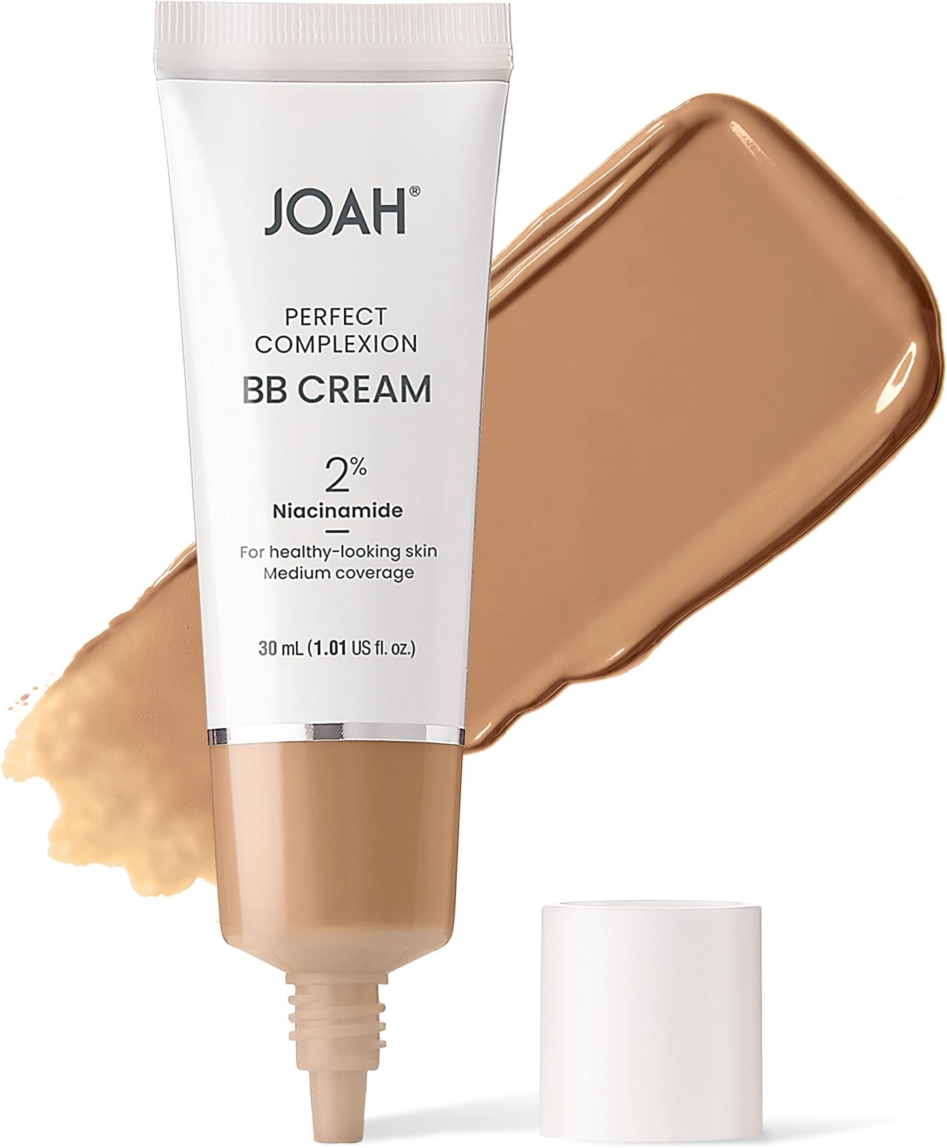 Beauty Perfect Complexion BB Cream with Hyaluronic Acid and Niaciminade,Korean Makeup with Medium Buildable Coverage,Evens Skin Tone Lightweight Semi Matte Finish Medium with Neutral Undertones