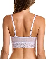 Vista 2 de Skarlett Blue Bralette de inmersión totalmente ajustable con encaje elástico punteado