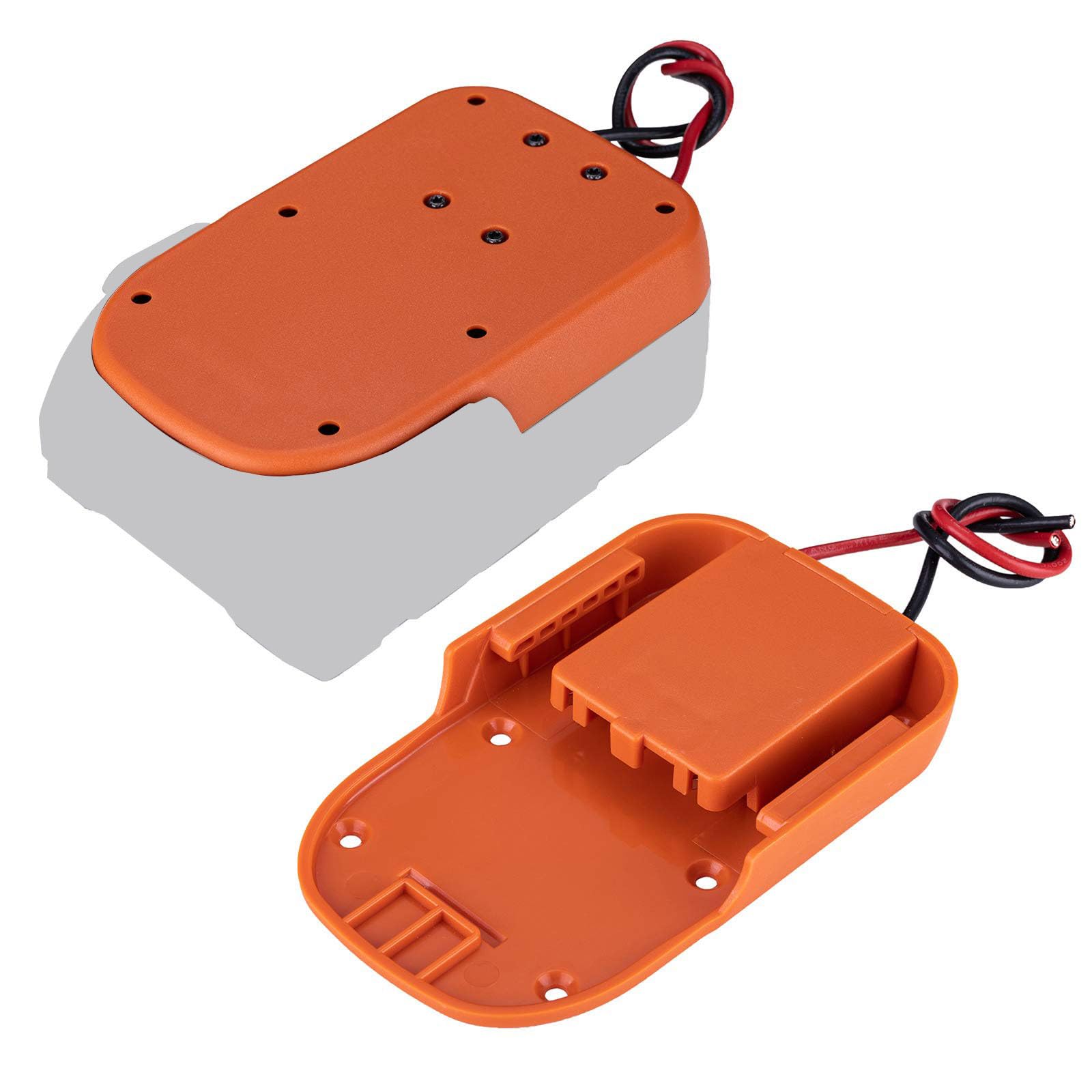Power Wheels Adapter Compatible for Ridgid AEG 18V Hyper li-ion Battery Dock Power Connector Rigid 12 Gauge Robotics