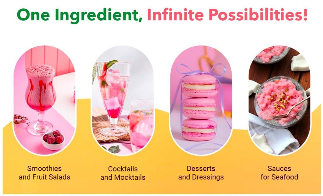 Pink Guava Fruit Powder (1 lb Bag), Unsweetened, Non-GMO, Vegan and Gluten Free (16 Oz - 2 Pack)