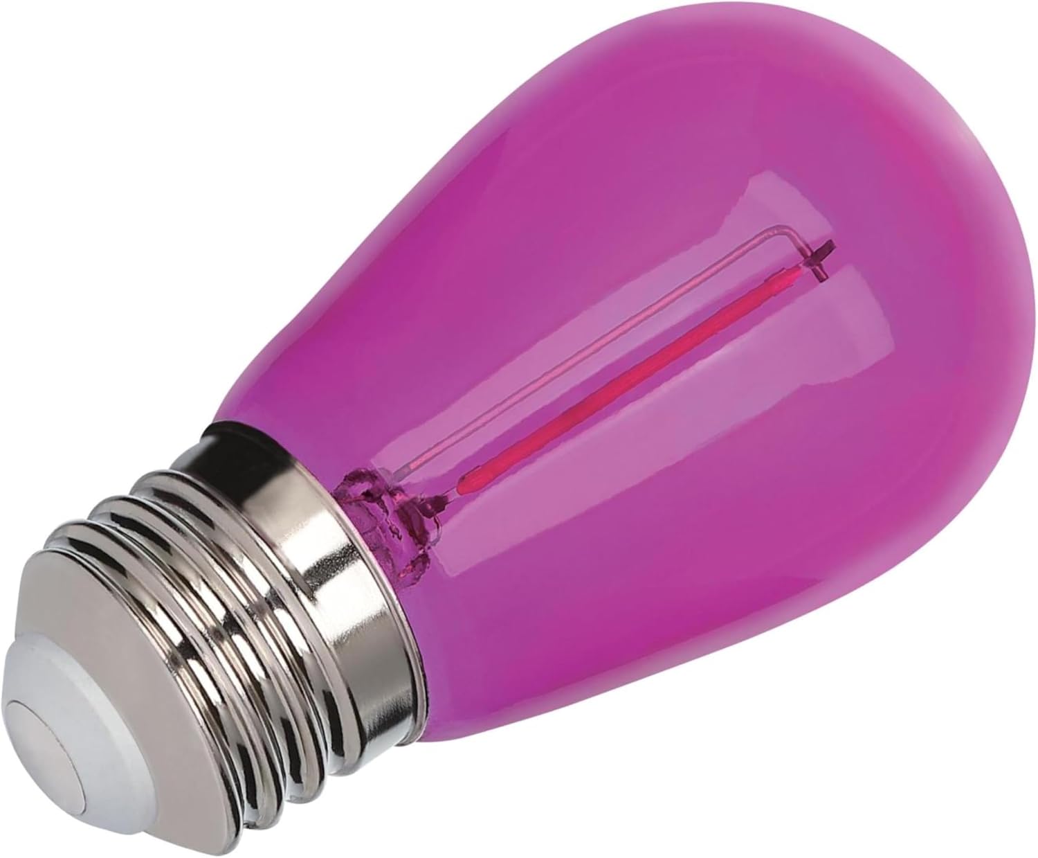 Westinghouse 5371020 2 Watt (40 Watt Equivalent) S14 Omni Filament Pink LED Light Bulb Medium (E26) Base, 6-Pack