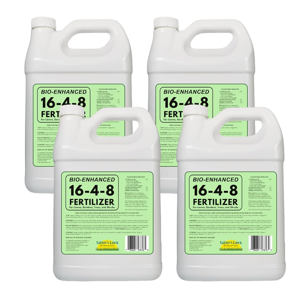Nature’s Lawn BioEnhanced 1648 Liquid Lawn Fertilizer for All Grass Types