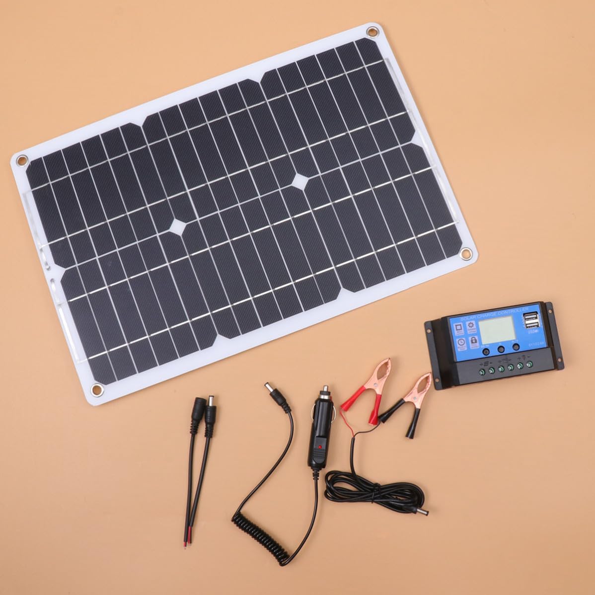 Pannello Solare Portatile 18w in Silicio Monocristallino con Controller