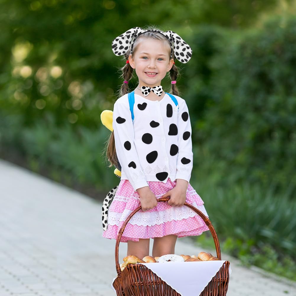 ACWOO Tigre Set di Costumi Animali, Kit di 5 Pezzi Costume Animale Tutu Gonna con Cerchietti Orecchie Tigre Naso Coda Papillon, per Halloween, Festa di Compleanno Costume, Carnevale Cosplay Party