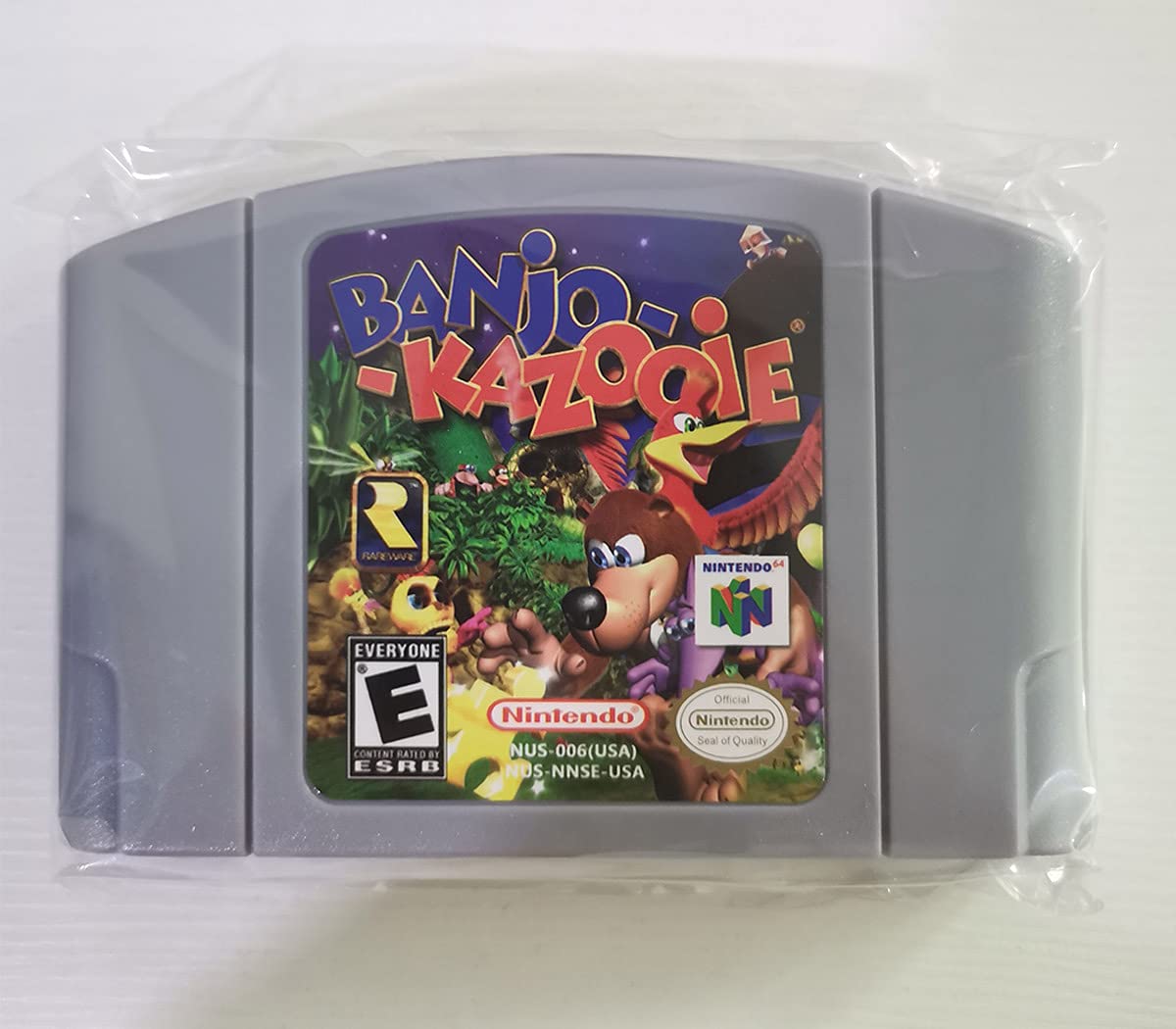 Banjo Kazooie Nintendo 64 Games Cartridge Card, US Version Game Card N64  Games Console Video Games Card