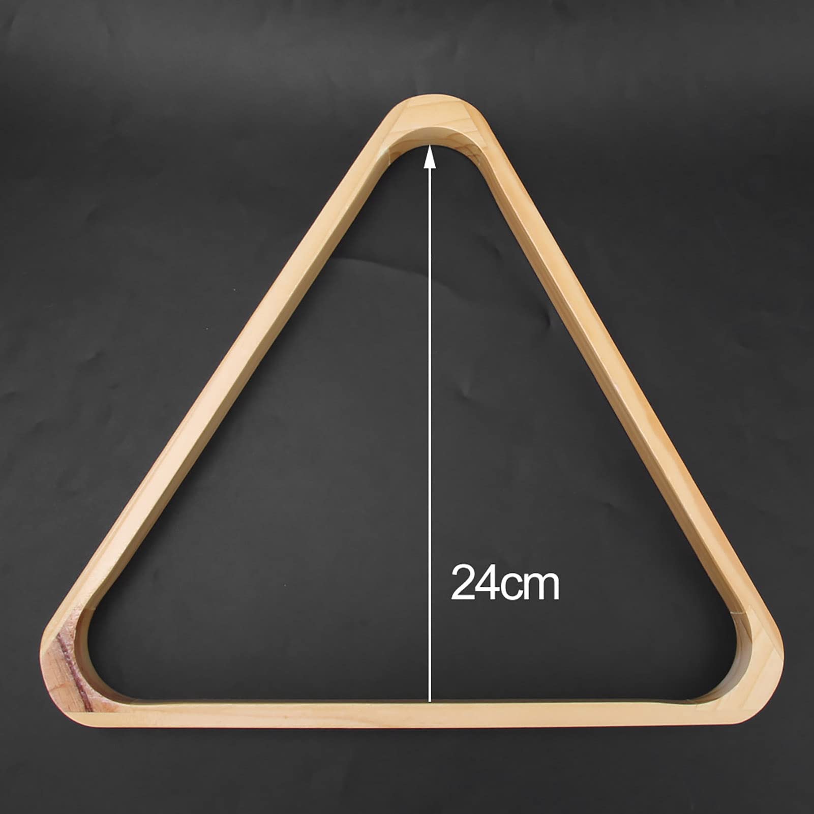 Naroote Triangolo per Piscina, Rastrelliera per Biliardo in Legno Professionale Vintage per Palle da Biliardo e Snooker
