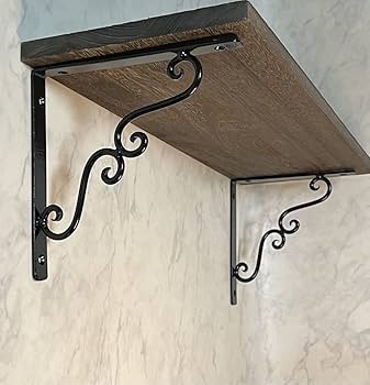 マットブラックでアイアンな万能金物♪ 50×300×400mm □型 4個セット マットブラックでアイアンな万能金物♪ 50×300×400mm □型 4