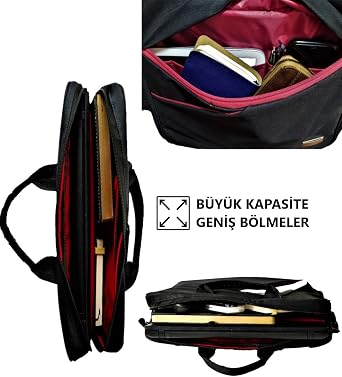 Vegmann AV6900 Laptop compartment 15.6 inch | Laptop bag |Men's Women's bag | Postman Bag | Shoulder bag | Business bag briefcase | MacBook laptop