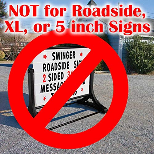 Kitability Get Social 4 Inch Set For White Message Board Sidewalk Signs, Includes Emoji, Symbols, Additional Punctuation, And Arrows #TOP5