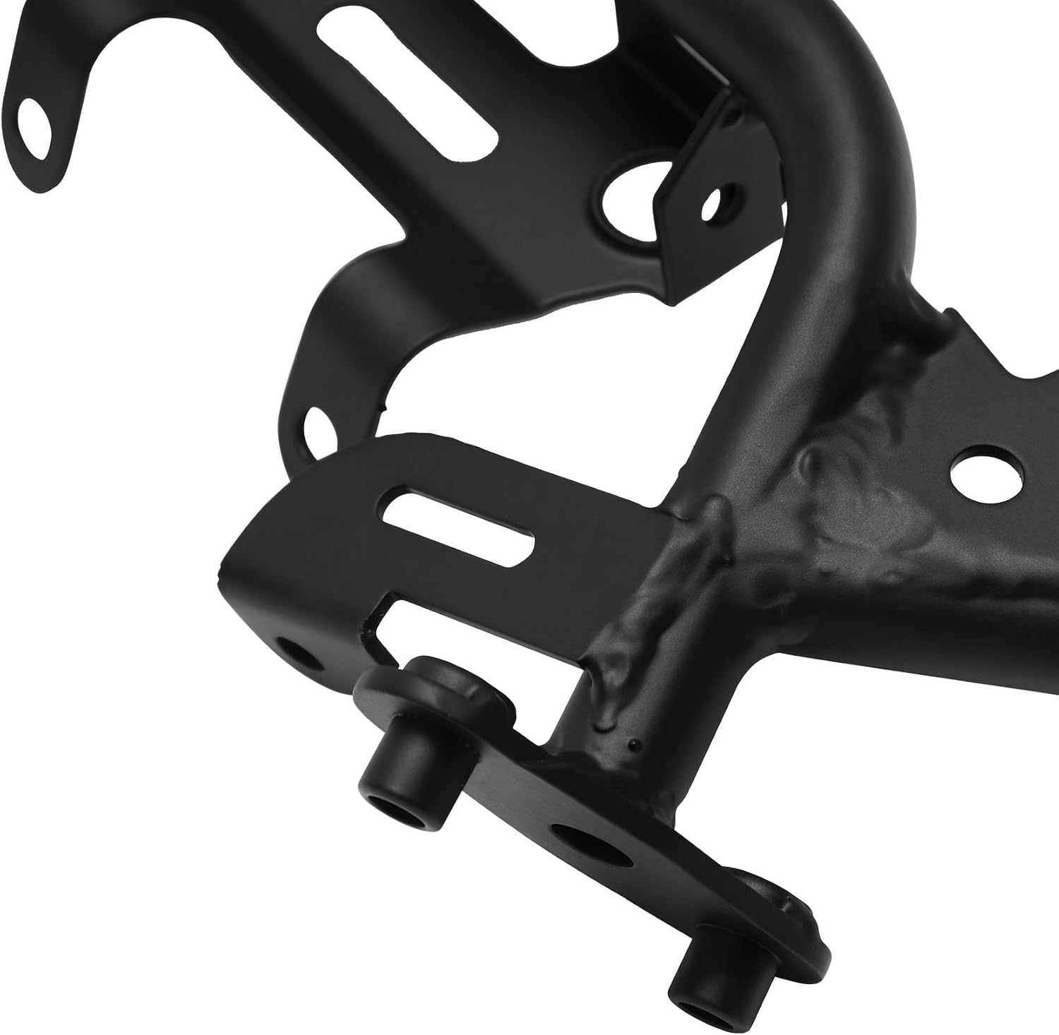 TCT-MOTORPARTS Black Headlight Upper Fairing Stay Bracket Fit For Kawasaki Ninja 500 2024-2025