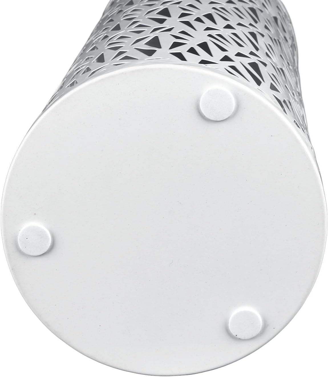 Umbrella Stand Rack, Metal Round Umbrella Stand Holder, Freestanding Umbrella Holder Organizer Bin for Entryway Hotel Office (Large round white)