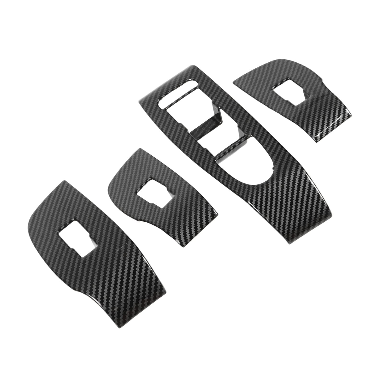 Fensterheber Schalterblende 4 Stück, Carbon Optik, für 3 Schrägheck Limousine CX30, Innenraum Dekor Ersatz
