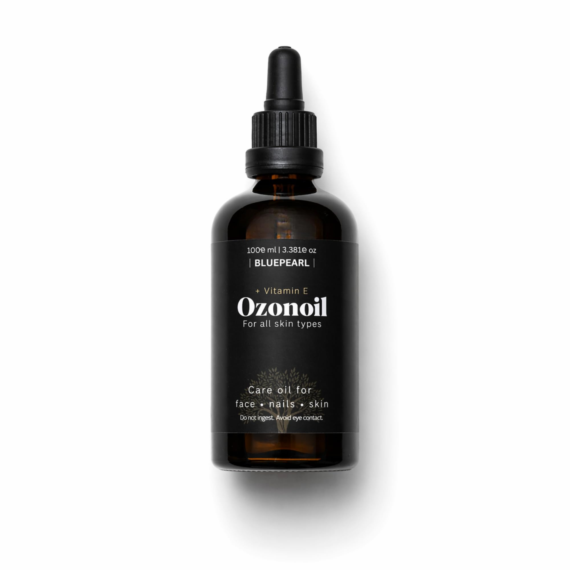 Aceite de ozono 100 ml con vitamina E – Aceite de oliva ozonizado de Austria – Envasado a mano y ozonizado 48 horas – Aceite de cuidado cosmético natural para pieles sensibles, cara, uñas y piel