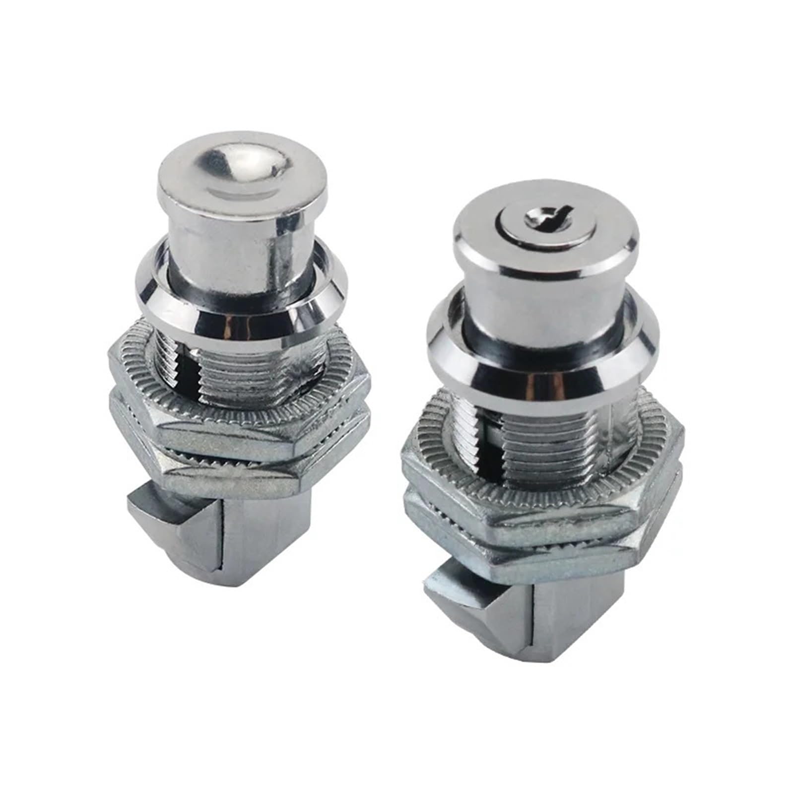 Zinc Alloy Press-Type Cylinder Lock for Cabinets - Durable and Secure Locking Solution 1pcs(Matte-no Lock)